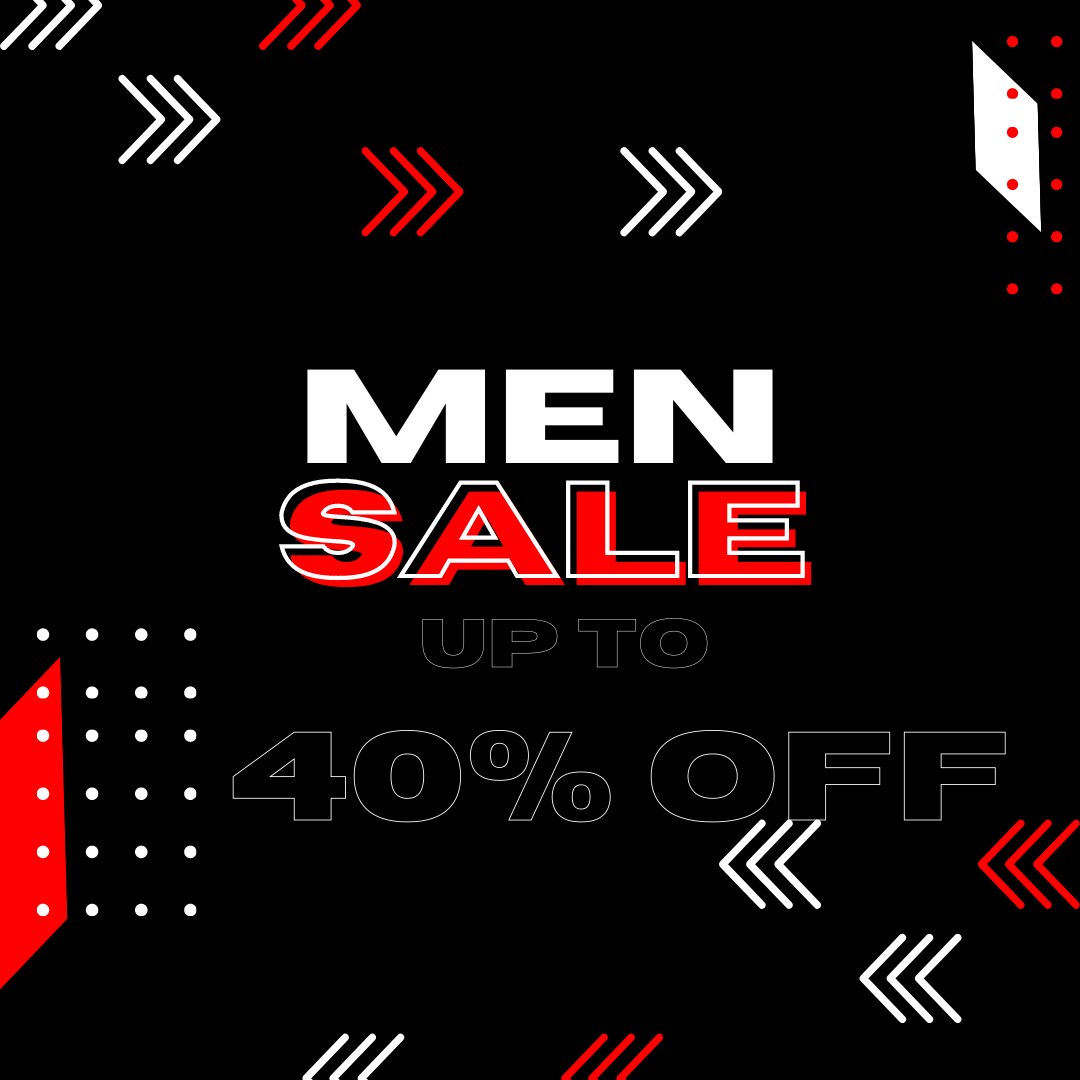 Men Sale up to 40% off