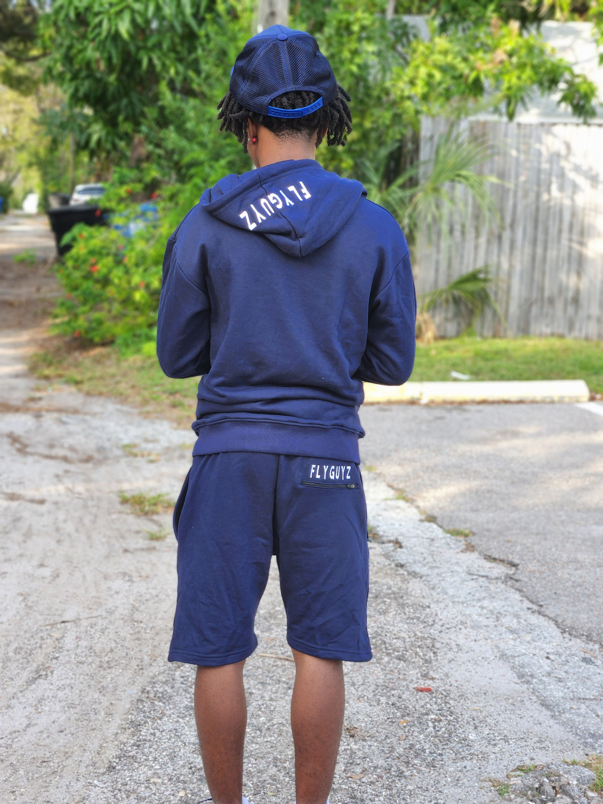 Kids Stamped Zipped Shorts