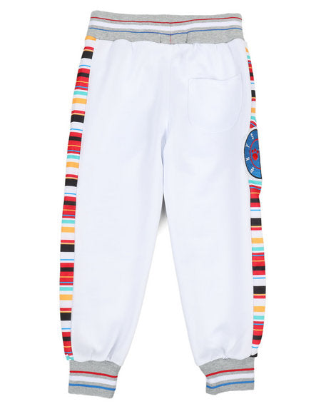 Jogger Pants w- Stripes &amp; Chenille Patch - FLY GUYZ