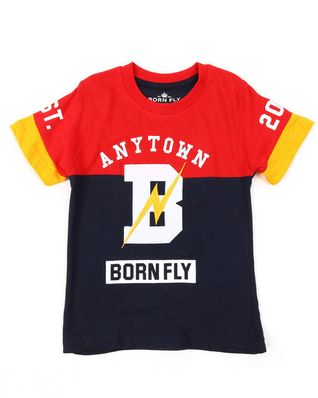 Born Fly Pieced ColorBlock Tee - FLY GUYZ