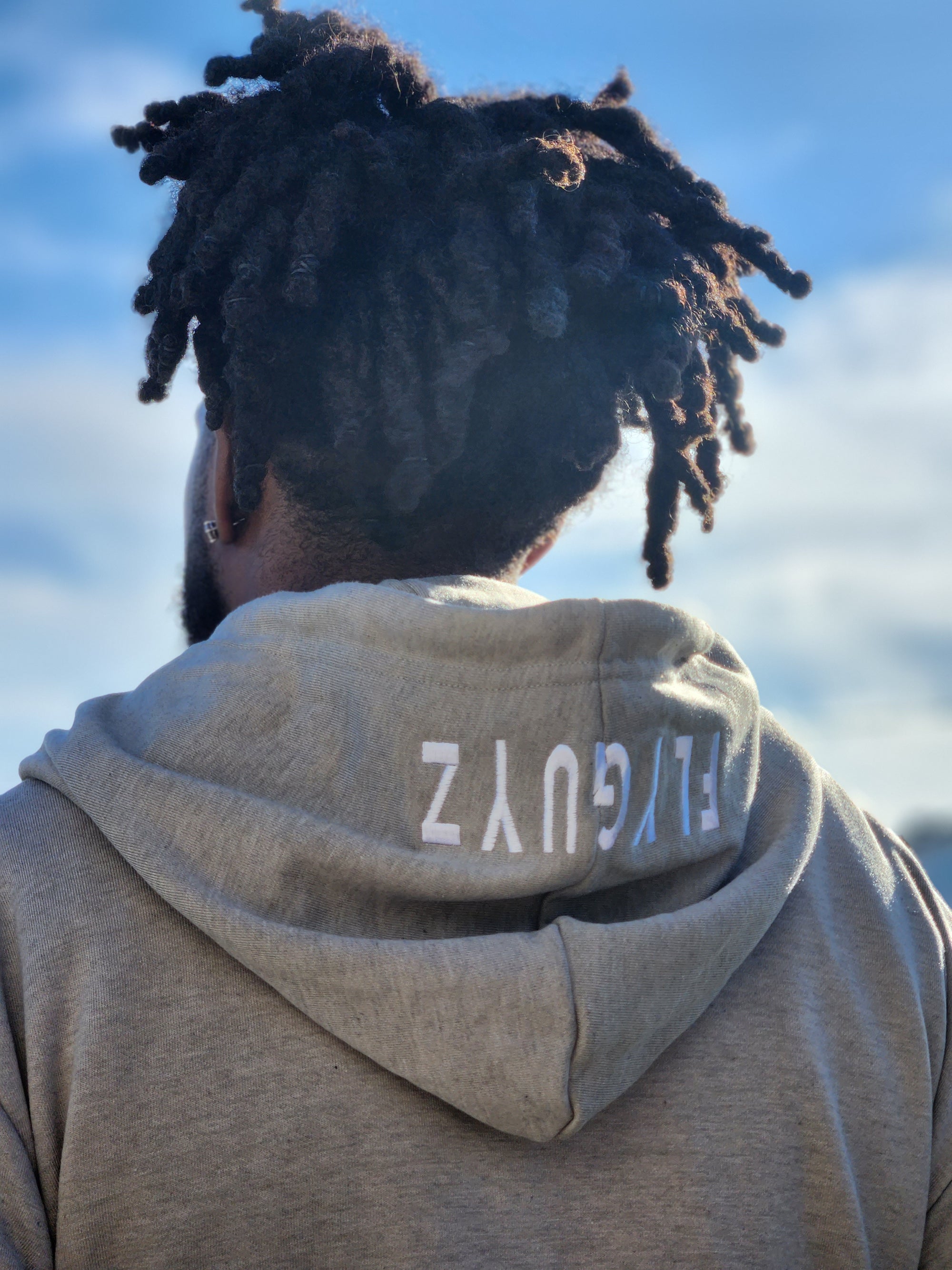 Stamped Zipped Hoodie Jacket (PRE-ORDER)