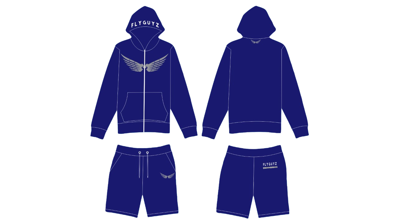 Stamped Zipped Hoodie Jacket (PRE-ORDER)