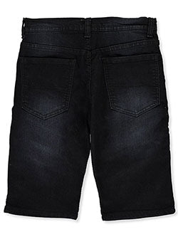 Paint Splatter Denim Shorts - FLY GUYZ