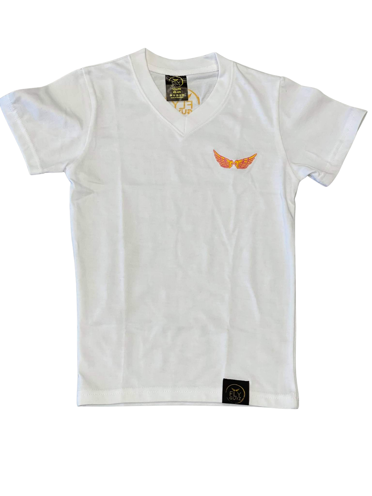 FGZ Embroidery Logo V-neck Tee - FLY GUYZ